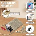 thumbnail image 3 of 1piece Straw Bag for Women,Summer Vintage Beach Straw Bag with Tassel Beach Straw Handbag Crossbody for Women Travel Vacation Leisure Braided Bagbrown, 3 of 4