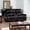Earthy/Air Leather, variant on Katie Recliner Loveseat-Color:Earthy,Material:Air Leather