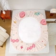 thumbnail image 5 of Feelyou Teens Donut Axolotl Full Size Sheets, Kawaii Animal Theme Bed Sheets, 4 Pieces, 5 of 7