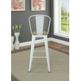 thumbnail image 4 of ACME Didac Bar Stool in Natural and White, 4 of 5