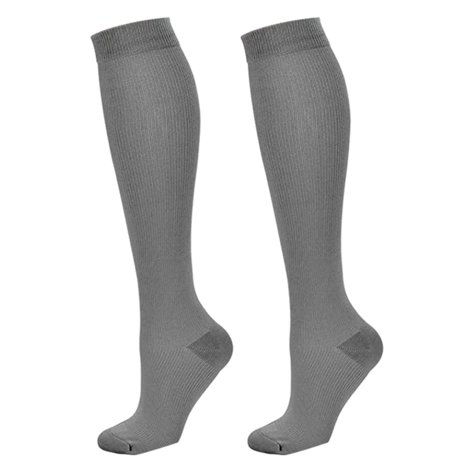 Bas Sexy 80Cm Mode Sexy Genou Chaussettes Hautes Femmes Cuisse Haute Femme Compression Filles Longues Chaussettes Femme Sur Genou Chaussettes (Blanc