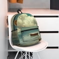thumbnail image 5 of Vsdgher Serene Coastal Blue Sky Unisex Large Capacity Bookbag, Schoolbag, Casual Daypack for High School, College, Teens, Travel, Work, 5 of 6