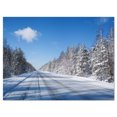thumbnail image 2 of Winter Road - Landscape Photography Canvas Art Print, 2 of 3