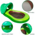 thumbnail image 3 of Avocado Pool Floatie With Canopy for Kids, 46.8" x 30.3" Inflatable Avocado Pool Float With Shade, Water Fun Large Blow Up Summer Beach Swimming Floaty Party Lounge Raft - -, 3 of 5