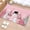 Pink, variant on Hallway Runner Rug 2x6 Ft, Red Sage Green Coastal Non Slip Area Rugs for Entryway, Summer Beach Coral Shell Starfish Washable Low Pile Accent Carpet for Indoor Corridor Laundry Kitchen Bedside
