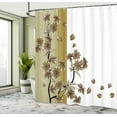 thumbnail image 4 of Ambesonne Japanese Shower Curtain, Romantic Sakura Blooms Art, 69"Wx75"L, Dark Yellow, 4 of 4