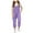 Purple, variant on CHUOU Girls Casual Sleeveless Jumpsuits Spaghetti Strap Loose Overalls Rompers Long Pants With Pocket 1 Piece Overalls,8 Years-9 Years