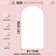 thumbnail image 4 of Funda para arco decorativo HICYOO de 220 cm, blanca, de spandex grueso, 4 of 8