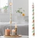 thumbnail image 4 of Velas de varilla larga impresas románticas, juego de 2, para boda, San Valentín, fiesta de cumpleaños, candelabros decorativos fundidos a mano, sin humo, sin olor, 4 of 7