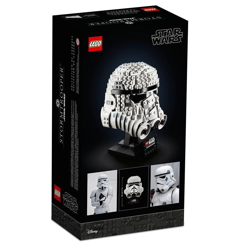 Lego star wars stormtrooper helmet display set sale