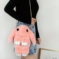 thumbnail image 3 of Cute Plush Rabbit Single Shoulder Bag Crossbody Bags Japanese Bunny Stuffed Rabbit Toy Children School Backpack Kids Gift Toys, 3 of 10