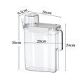 Plastic Storage Box Dispenser With Measuring Cup Storage Box Container ...