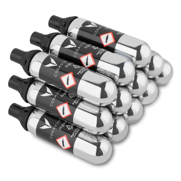 Paquete de 12 cápsulas de argón para Coravin Wine System Pure