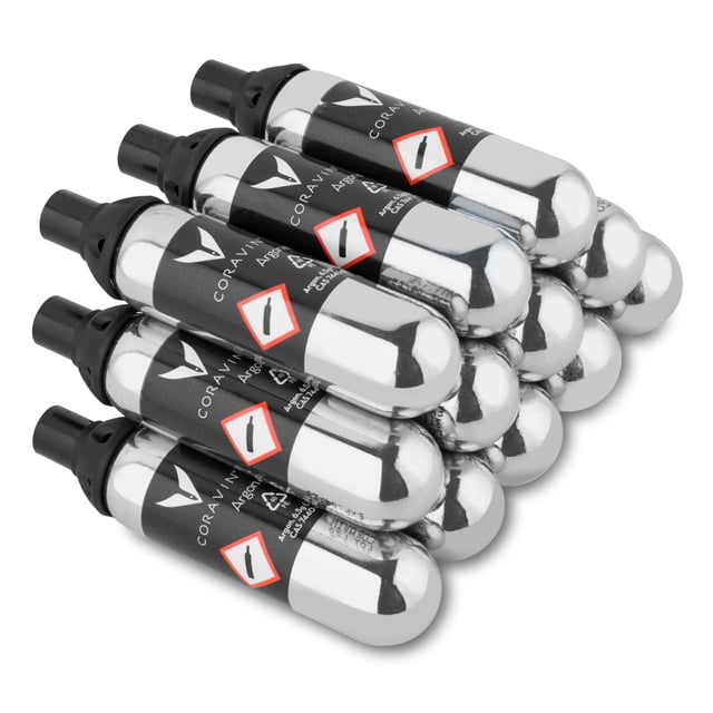 Paquete de 12 cápsulas de argón para Coravin Wine System Pure