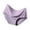 Purple, variant on Gyujnb Women's Ice Silk Seamless Briefs, One-Piece Solid Color Plus Size Seamless Panties,Hot Pink