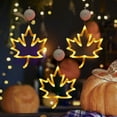 thumbnail image 4 of Vrorvz Thanksgiving Lighted Window Decorations with Suction Cup for Indoor Walls and Doors Suit Fall Decor for Thanksgiving Gatherings and Festive Atmosphere 7.9x6.9in Yellow, 4 of 5