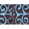 thumbnail image 1 of Ahgly Company Indoor Rectangle Abstract Light Blue Modern Area Rugs, 4' x 6', 1 of 4