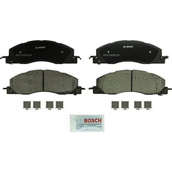 Bosch QuietCast Ceramic Brake Pad Set Fits select: 2013-2018 RAM 2500, 2009-2012 DODGE RAM 2500