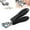 Black, variant on NCQ Wide Jaw Opening Anti-Splash Slanted Nail Clipper, Fingernail and Toenail Clippers Clippers for Ingrown Nails, Curved Toenail Clippers for Thick Nails, Household Slanted Nail Clippers (Black)