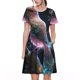 thumbnail image 1 of Balery Bird 3 Vestidos sueltos de manga corta para mujer, vestidos de verano 2025, vestidos casuales de corte A con vuelo., 1 of 6