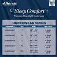 thumbnail image 4 of Attends Sleep Comfort Premium Overnight Disposable Underwear Pull On with Tear Away Seams X-Large, SCPO40, 79, 56 Ct, 4 of 10