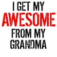 thumbnail image 2 of CafePress - I Get My Awesome From My Grandma Long Sleeve T Shi - Long Sleeve Infant T-Shirt, 2 of 2