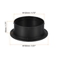 thumbnail image 2 of Uxcell 5" Duct Connector Flange ABS Ducting Airflow Tube Vent Connector Black, 2 of 6