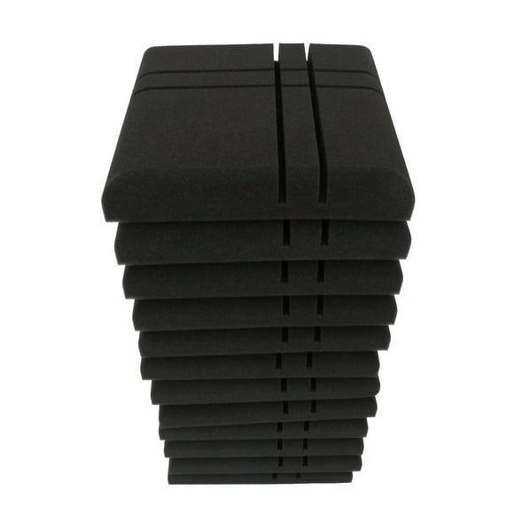 Acoustic Panel,Density Sound Soundproof 12pcs Fiber Panels Sound Soundproof Sound Soundproof Sound Wall 30 * 12pcs S Density Qisuo 12pcs Panels 12pcs Panel Qisuo Eryue