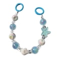 thumbnail image 3 of Llavero con dije para teléfono, llavero de coche, correa para la muñeca, decoración para bolso, dijes para bolso para mujer, recuerdos de fiesta, boda Azul, 3 of 8