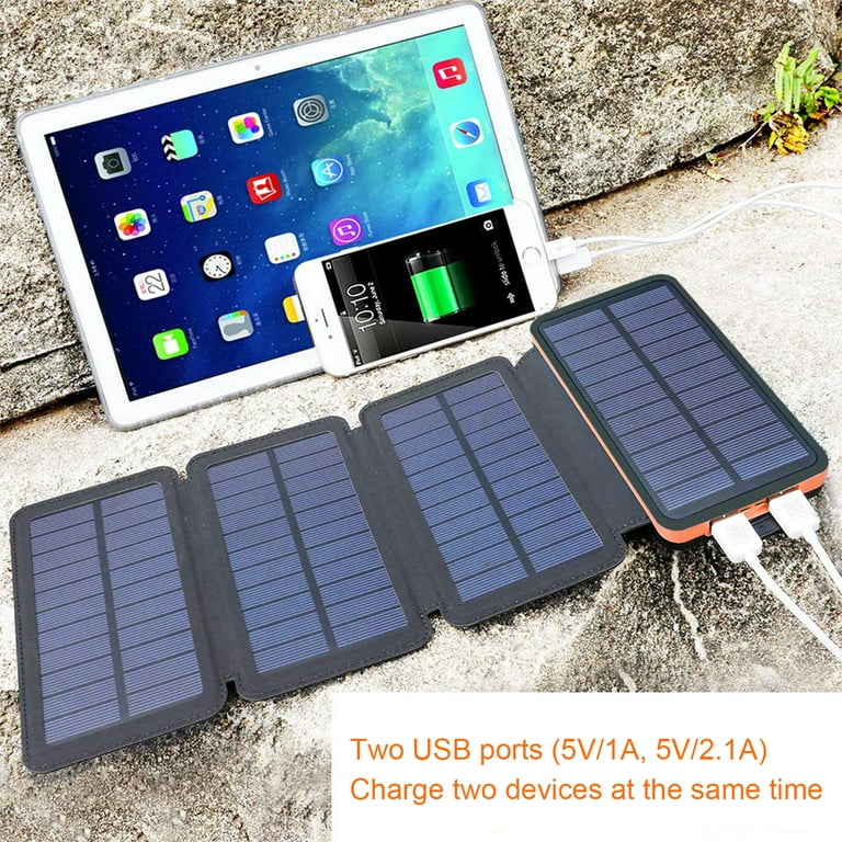 Photon Solar Phone Charger-Best Solar Power Bank for Camping & Hiking