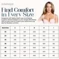 thumbnail image 6 of Dominique Maxine Seamless T-Shirt Bra #4500 – Full Figure Deep Plunge Bra with Cushioned Underwire - Lingerie for Women, 6 of 6