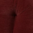 thumbnail image 4 of Greendale Home Fashions Indoor Reversible Corduroy Chair Pad (2-Pack), Wine, 4 of 6
