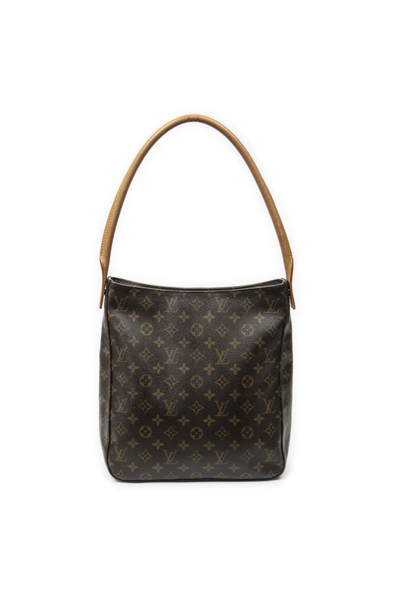 Pre-Owned Louis Vuitton Brown Looping GM Shoulder Bag Monogram Canvas