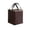 Brown, variant on Miwamany Insulated Reusable Grocery Shopping Bags, Foldable Cooler Bag Food Delivery Bags with Hard Bottom Insert and Zippered Top, Stands Upright, Cooler Totes for Hot or Cold Food Transport