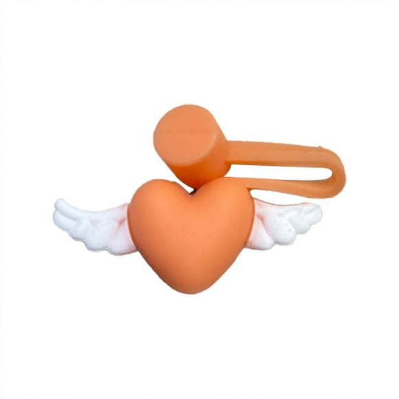 Pajita Reutilizable Consejos Toppers Cubiertas Silicona Beber Pajita Cubierta Custom Cute Accesorios Rosa