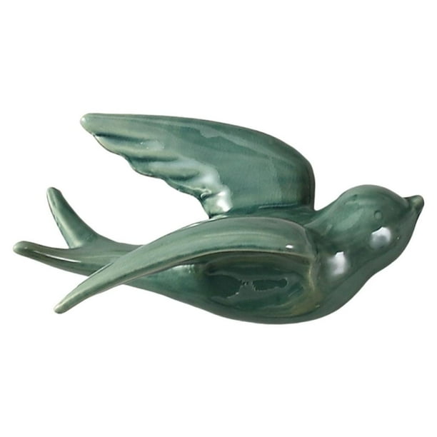 Decoración de pared con golondrinas, escultura artística tridimensional de estilo nórdico retro. S