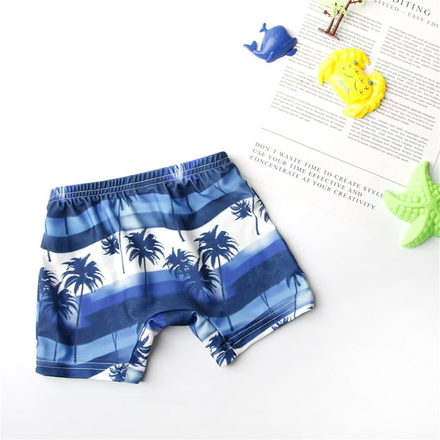 LSLJS Toddler Baby Boys Summer Beach Swimming Trunks Print Swimming Trunks, Kids Swimming Pants