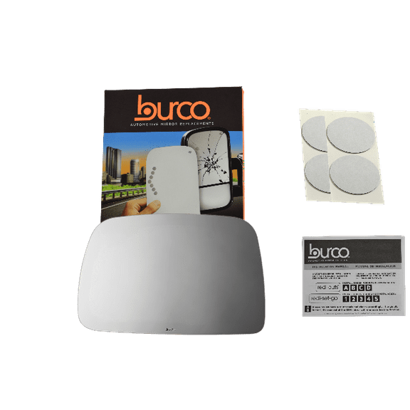 Fits 95-99 Tacoma Left Driver Power Mirror Glass Lens w/Adhesive no Backing Plate