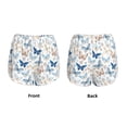 thumbnail image 5 of Qekee Butterfly for 2 in 1 Flowy Running Shorts for Women High Waisted Gym Tennis Shorts Double Layer Shorts with Pocket, 5 of 9