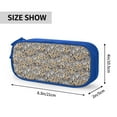 thumbnail image 4 of Vsdgher Zebra Print Large Capacity Pencil Case Pouch with Zipper, Portable Aesthetic Big Capacity Pencil Cases Pen Office Travel Stationery Bag, 4 of 8