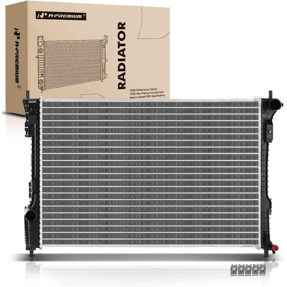 A-Premium Engine Coolant Radiator Assembly Compatible with Ford Explorer 2013 2014 2015 2016 2017 2018 2019 V6 3.5L, Replace# EB5Z8005A