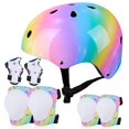thumbnail image 1 of Set de equipo de protección FIODAY para casco infantil, rodilleras, unicornio, 1 of 6