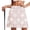 White Floral, variant on Weardear 18" High Waisted Skirts for Women Pleated Athletic Skorts with 4 Pockets Inner Drawstring Golf Skirts for Tennis Workout
