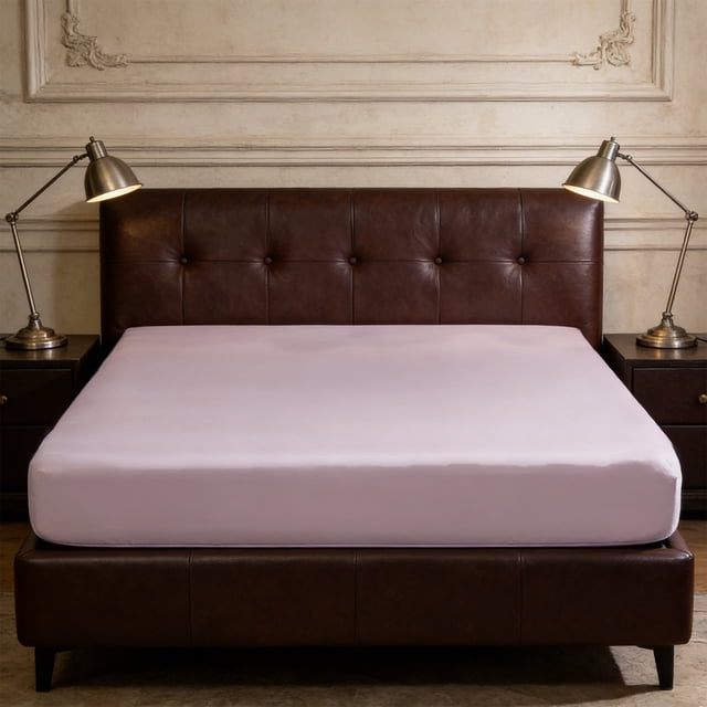 150x200 Silk Fitted Sheet Ice Silk Bed Sheet Washed Silk Mattress Cover Cover