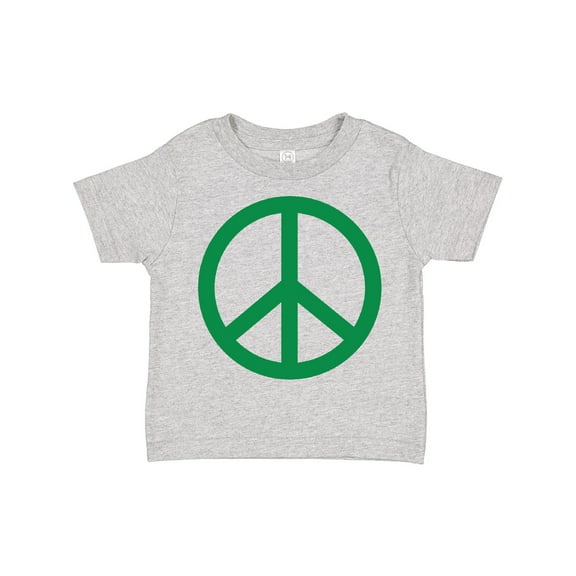 Inktastic Green Symbol Peace Sign Boys or Girls Toddler T-Shirt