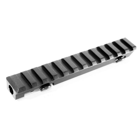 Ruger Mini 14 / 30 Picatinny Rail Scope Mount BLACK aluminum, single rail (Best Scope For Mini 14)
