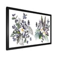 thumbnail image 2 of Designart 'Plumeria Frangipani Flowers With Tropical Bouquets' Traditional Framed Art Print, 2 of 4