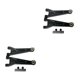thumbnail image 4 of Bewildely Brazos superiores delanteros de aluminio para 1/14 MJX Hyper Go 14209 14210 brazos superiores delanteros de aluminio duraderos negros Negro 2Conjunto, 4 of 6