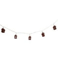 thumbnail image 4 of 10 Count B/O LED Warm White Plaid House Christmas Lights - 4.75' Clear Wire, 4 of 5