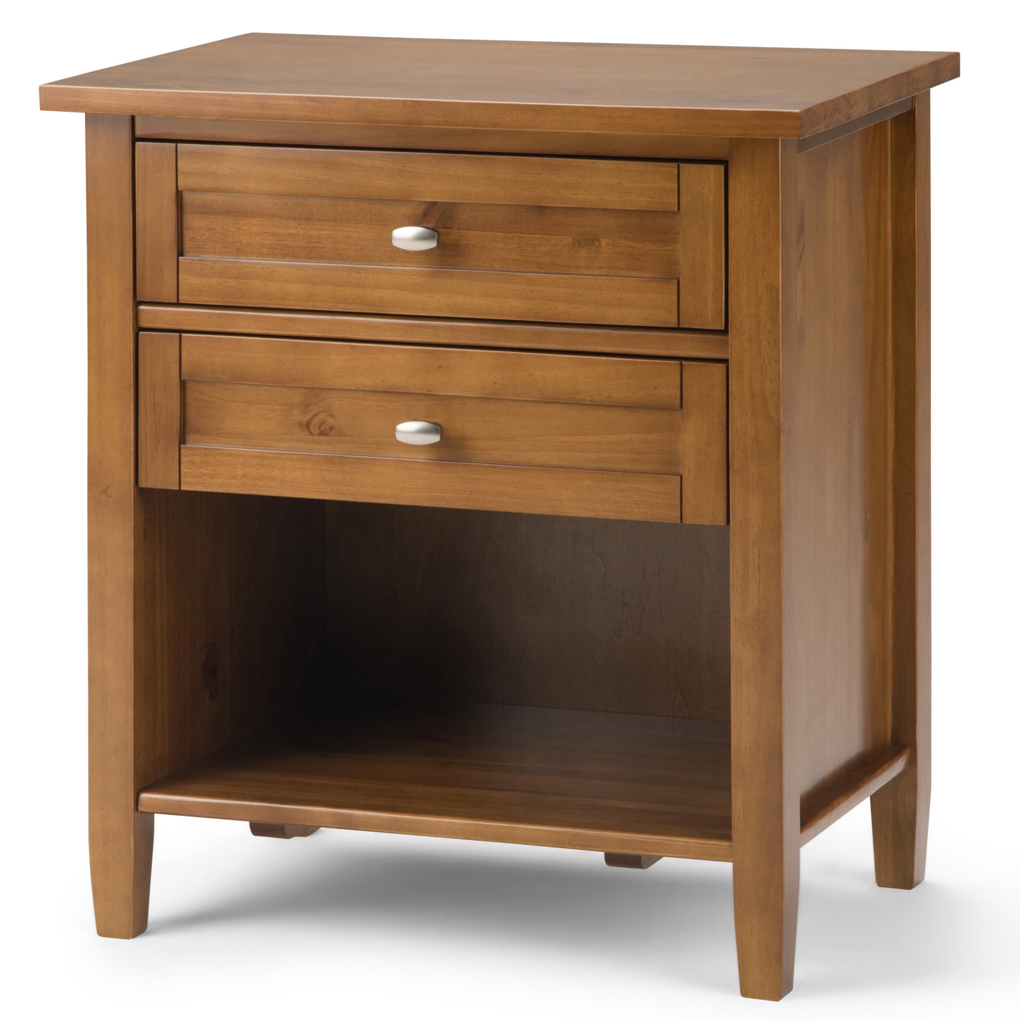 Brooklyn + Max Lexington Solid Wood 24 inch Wide Rustic Bedside